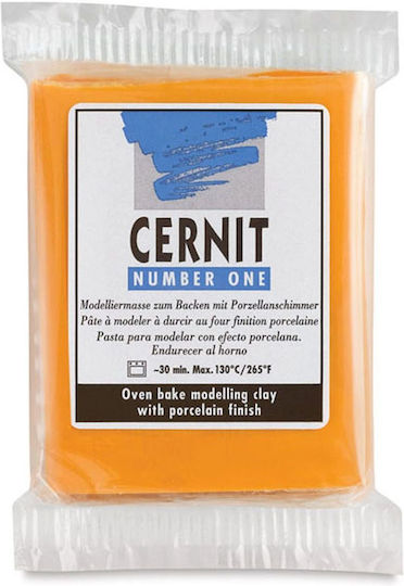 Cernit Number One Πορτοκαλί Πολυμερικός Πηλός 56gr