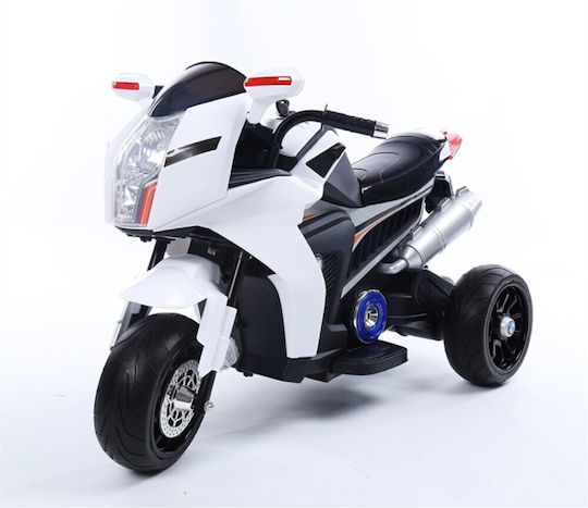 Kinder Motorrad Lizensiert Elektroantrieb 6 Volt Weiß