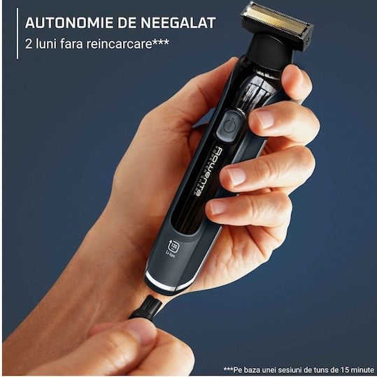 Rowenta Forever Sharp Επαναφορτιζόμενη Κουρευτική Μηχανή Μαύρη TN6204E0