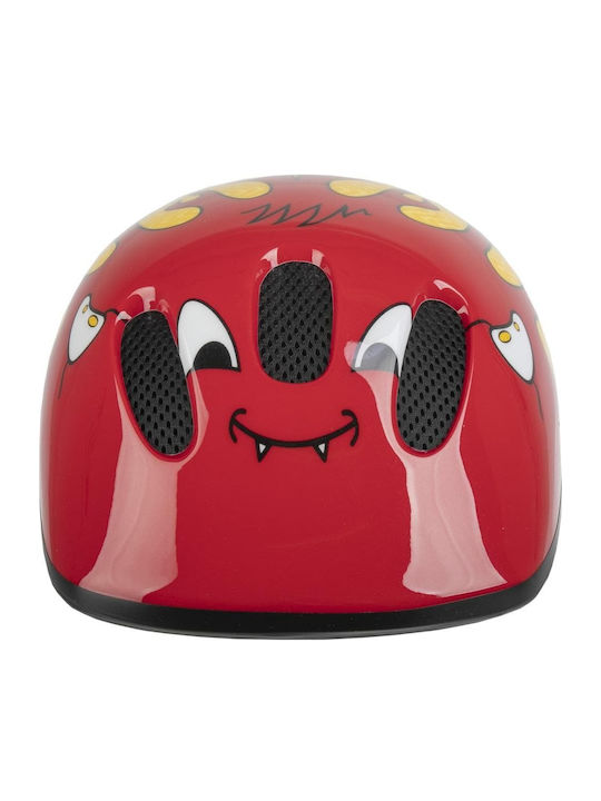 M-Wave Little Devil Kids' Helmet for City Bike Red