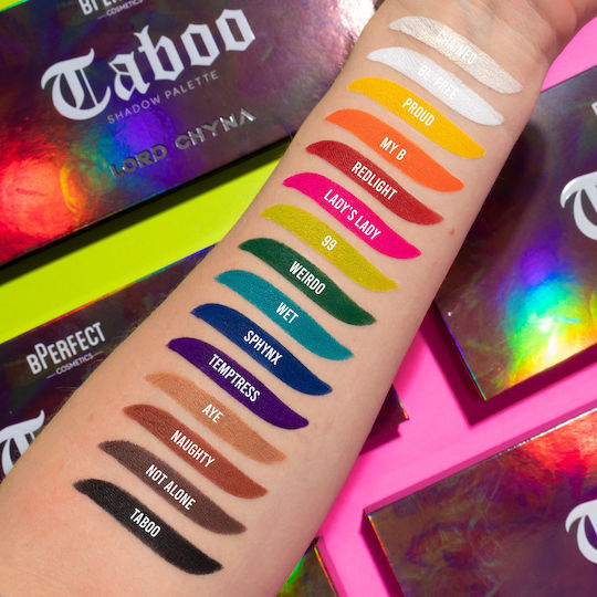 Bperfect X Lord Chyna Taboo Lidschattenpalette