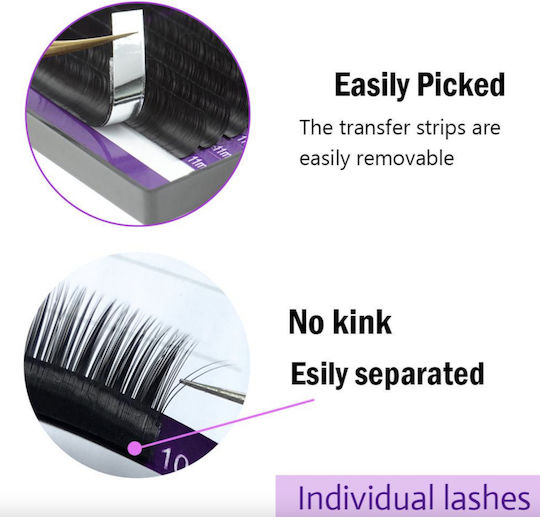 Black Lashes Nagaraku 0.07d 11mm