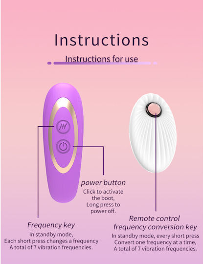2 În 1 Vibrator Vaginal cu Telecomandă