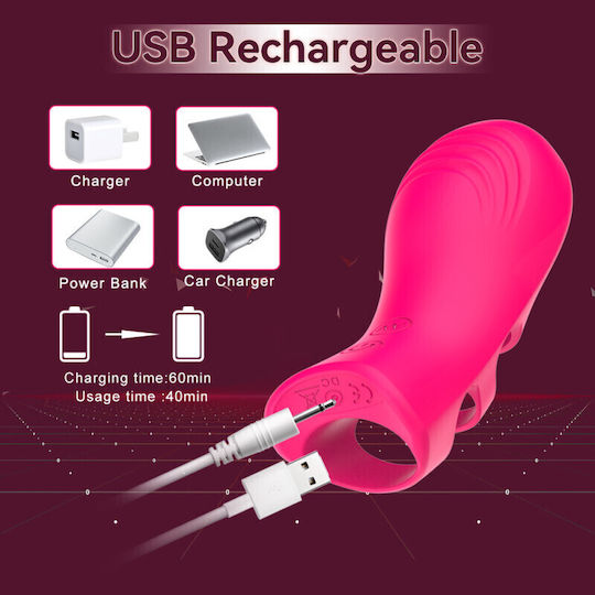 Finger Vibrator Rosa