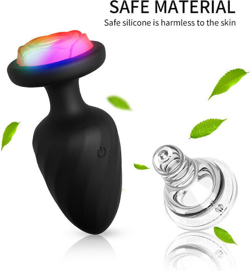 Anal Plug Vibration Remote Control Red
