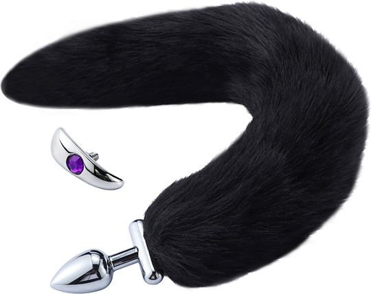 ist es schlimm sich selbst zu befriedigen Anal Plug Kiotos Screwed Fox Tail Butt Plug Schwarz