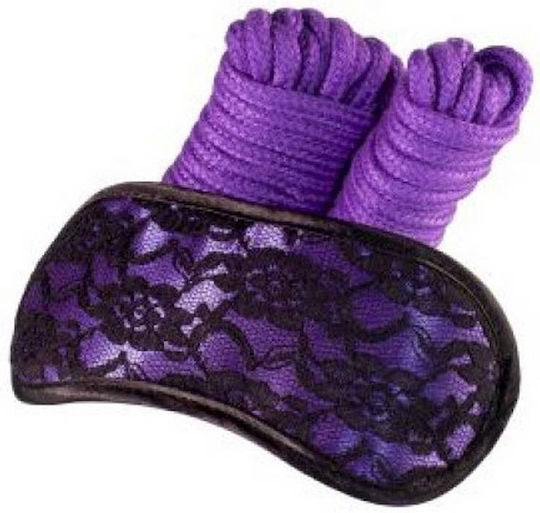 Σχοινιά Μάσκα Bdsm Kit Sex Extra Ropes Mask Purple