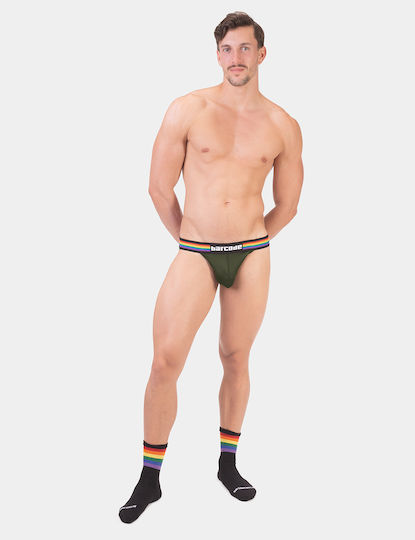 Barcode Berlin Pride Jockstrap Χακί