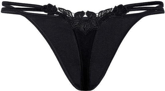 Εσώρουχο Roza Agnez String Μαύρο Rz10030
