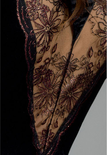 Passion Brida Peignoir Negru