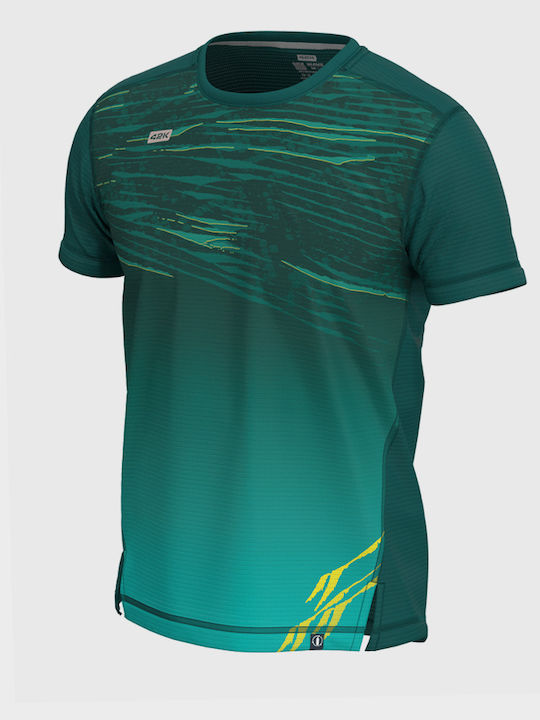 Athletic Short Sleeve Green Blouse