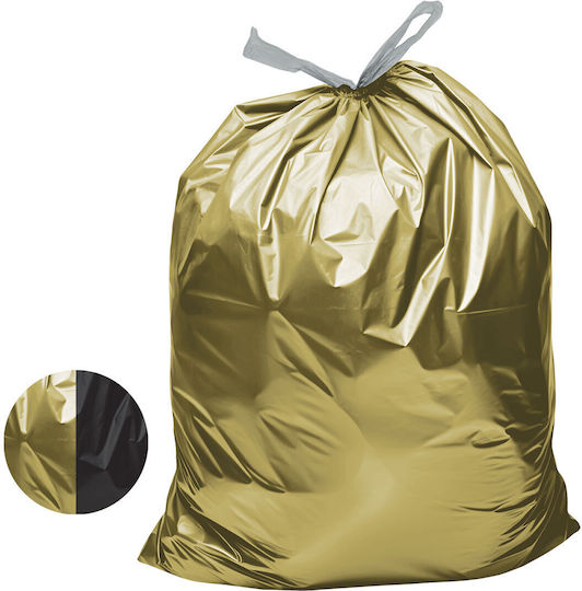 Etplast Αρωματικές Σακούλες Απορριμάτων Многоиздръжливи Χωρητικότητας 45лт με Κορδόνι 75x52см 320бр Μαύρες