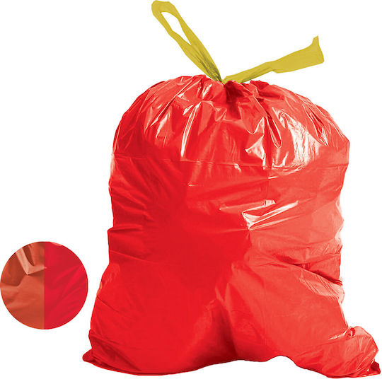 Etplast Sacuri de Gunoi Elite Polistratificate Parfumate cu Bandă de Dantelă Culoare Coral Portocaliu Giga Pack 400 Bucăți 52x75cm