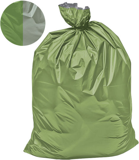 Etplast Trash Bags Gigas Professional Multi-Layer Silver Olive Giga Pack 180 Pieces 80x110cm