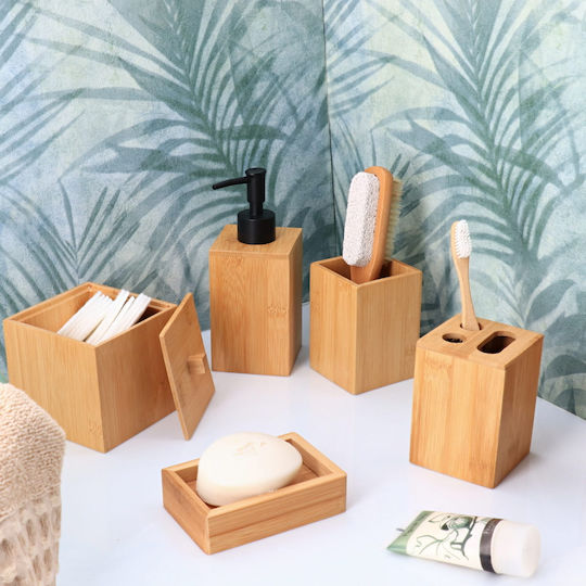 Dispenser από Bamboo Μαύρο 250ml