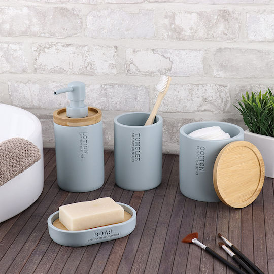 Dispenser από Bamboo Μπλε 280ml