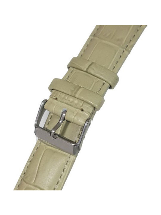 Λουράκι Δερμάτινο A-140bz 18mm Μπεζ