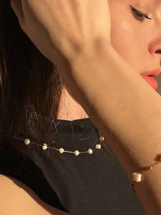 Rozario Chain Gold 7mm Αλυσίδα Λαιμού Ανοξείδωτο Ατσάλι 316l 55 Cm