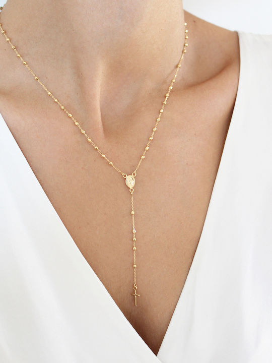 Vergoldete 14K Gold Bead It Dolce Vita Rosario Halskette 4823