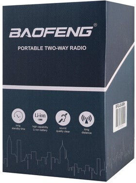 Baofeng UV-5RH Wireless Transceiver UHF/VHF 10W with Color Screen