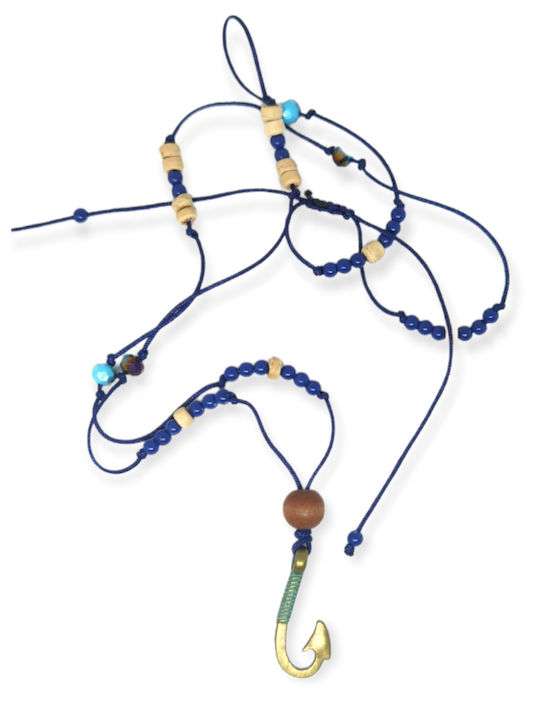 Κολιέ Ανδρικό Ananna Blue Hook Κολιέ Ανδρικό Ananna Blue Hook