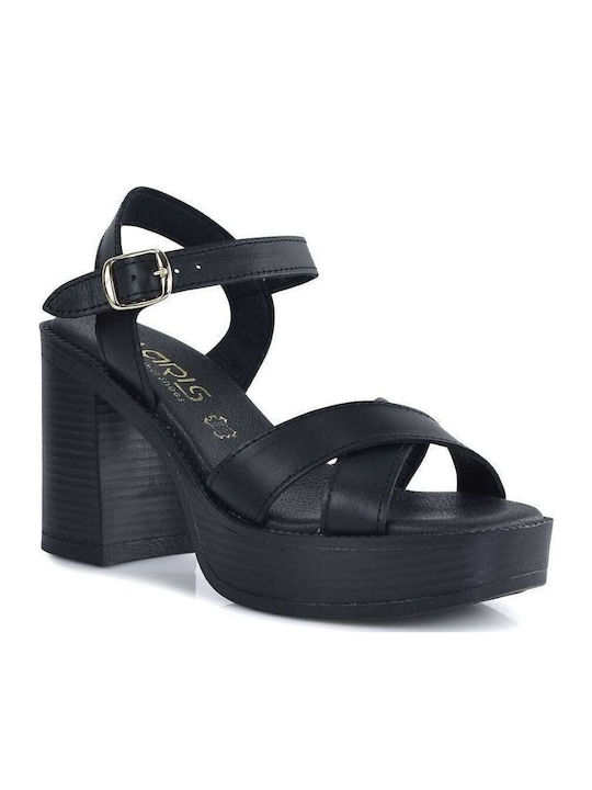 Suede Sandals Black
