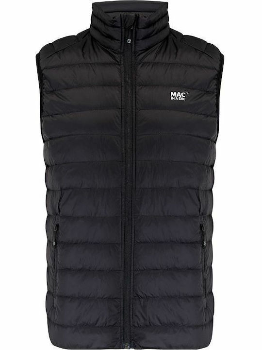 Alpine Αμάνικο Μπουφάν Puffer Αδιάβροχο Μαύρο