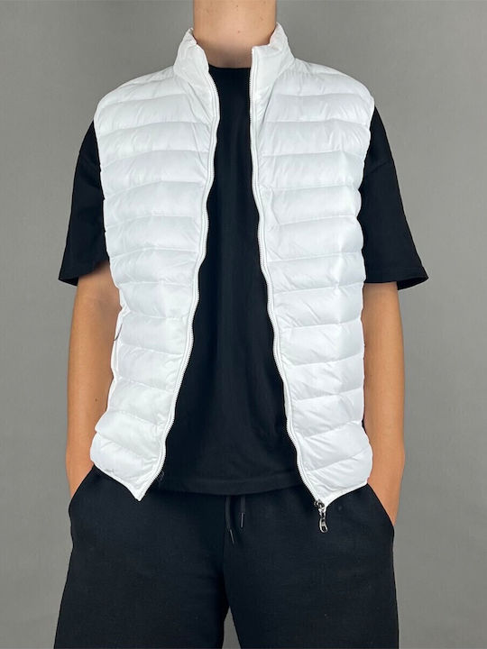 Ärmellos Jacke Weiß