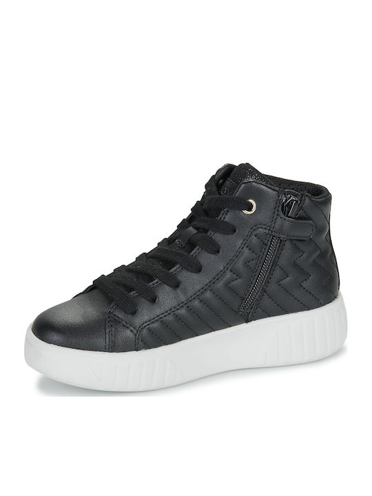 J Mikiroshi Anatomic Kids Ankle Boots with Zipper Black