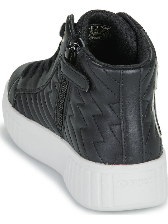 J Mikiroshi Anatomic Kids Ankle Boots with Zipper Black