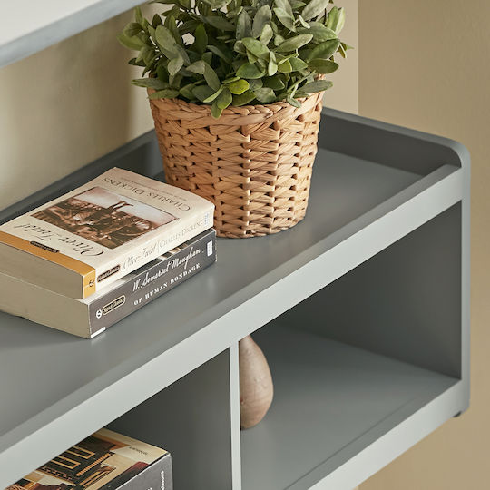 Entry Furniture with Hanger Gray 100x35x24.7cm
