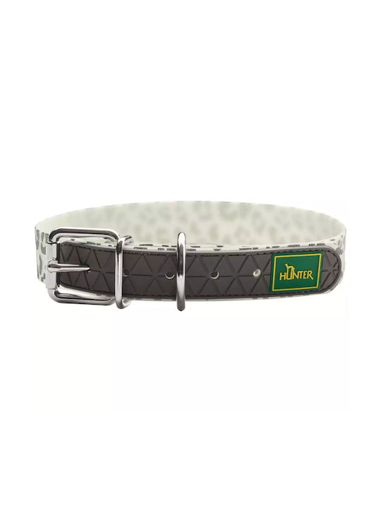 Hunter Hundehalsband Komfort Reflex Leuchtend Weiß L Sterne