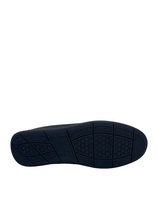 Men's Synthetic Leather Moccasins Blue
