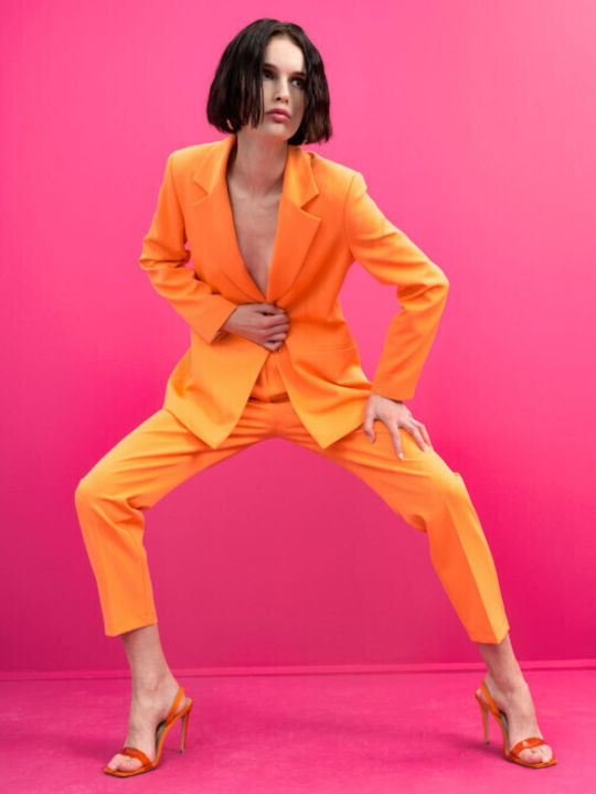 Access Damen Blazer Orange