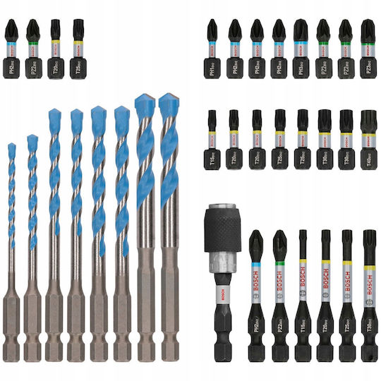 Pro Mixed Screwdriver Bits Set