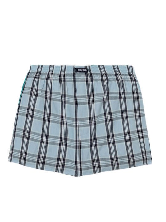 Herren Boxershorts Ciel-black Kariert 2Packung