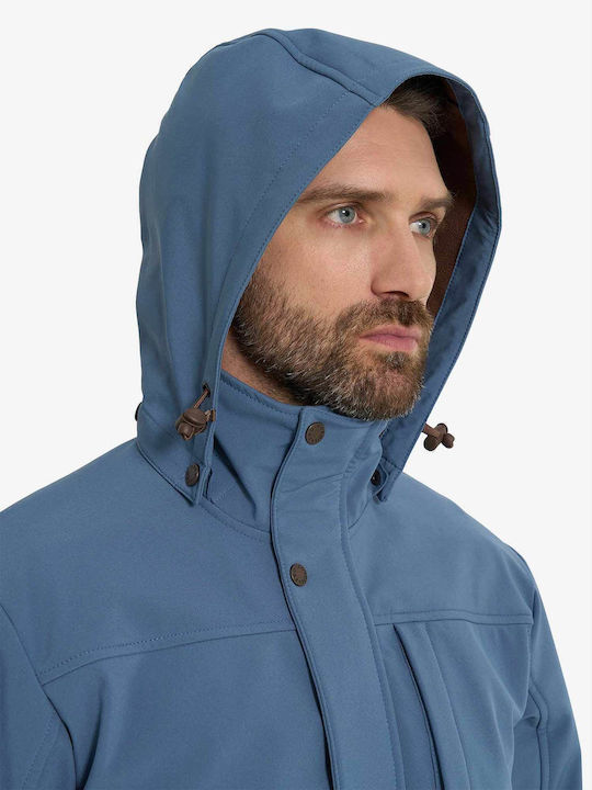 Winter Jacket Softshell Waterproof and Windproof  Blue