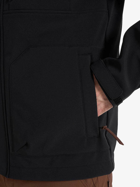 Winter Jacket Softshell Waterproof and Windproof Black
