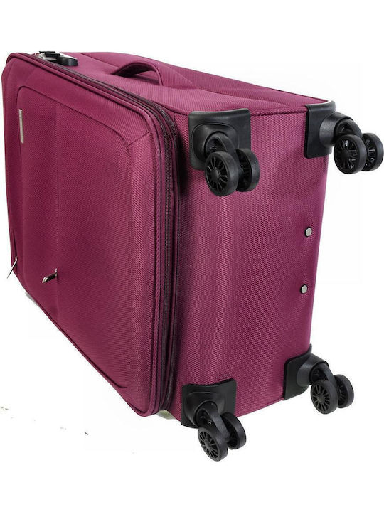 Forecast Medium Burgundy Travel Suitcase with 4 Wheels Height 66cm