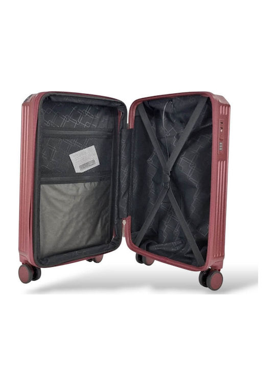 Forecast Hard Burgundy Suitcases With 4 Wheels Set Of 2 Pieces