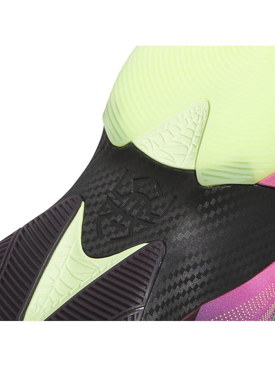D.O.N. Issue 7 Χαμηλά Μπασκετικά Παπούτσια Aurora Black / Lucid Pink / Hi-res Yellow