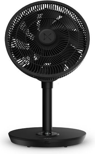 Duux Whisper Flex Pedestal Fan 21W with Remote Control Black