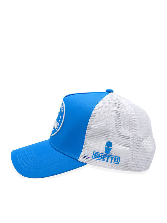 Ghetto Street Wear Logo 3d Embroidery Miami Blue Cap