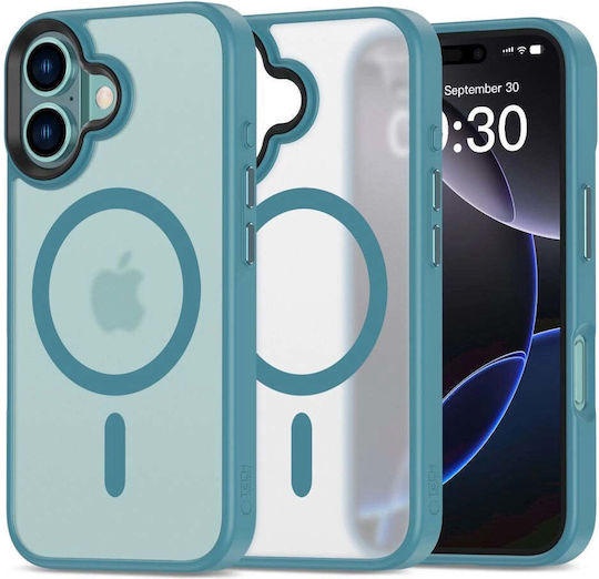 Tech-Protect Magmat Magsafe Back Cover Σιλικόνης / Πλαστικό Μπλε (iPhone 16)