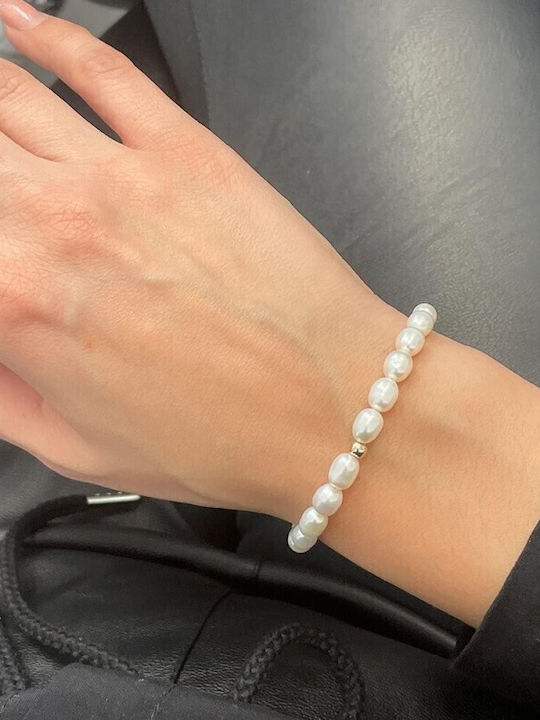 Βραχιόλι Μαργαριτάρια Fresh Water Pearl 5,0×7,0mm Κ14 110545 Pearls Βραχιόλι Μαργαριτάρια Fresh Water Pearl 5,0×7,0mm Κ14 110545 Pearls