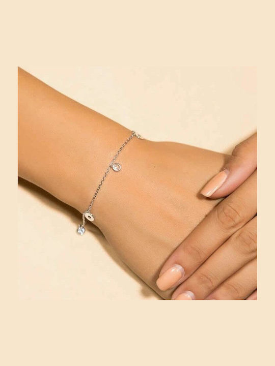 Γυναικείο Ασημένιο Βραχιόλι 925 Charms Br21200052