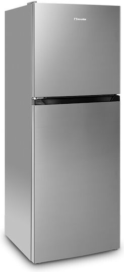Inventor Ψυγείο Δίπορτο 197lt Total NoFrost Υ143xΠ55xΒ56εκ. Inox DPC143NFI