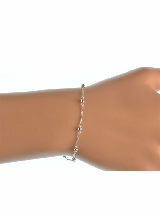 Silver Bracelet with Beads Silver Bracelet with Beads