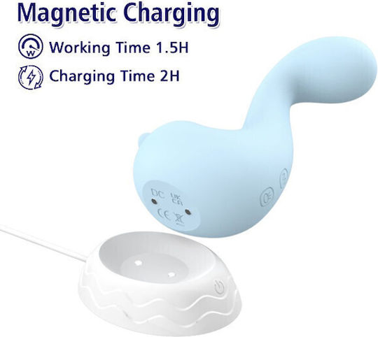 Zenn Clit Suction Pleasure Κλειτοριδικός Δονητής Μπλε