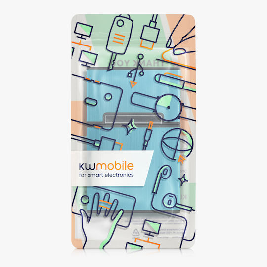KWmobile Кутия За Пакет Цигари 9 X 5.9 X 2.6 См Кутия За Пакет Цигари Kwmobile Син Алуминий